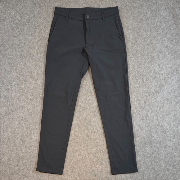 lululemon athletica Other - Lululemon Athletica Graphite Gray Commission Classic Fit 33" Pants Men's Size 32